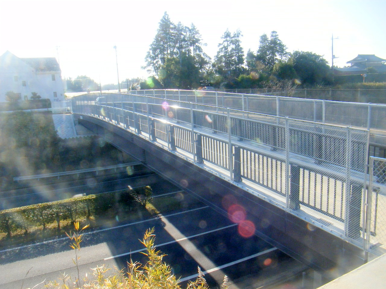 千葉県成田市　臼作歩道橋