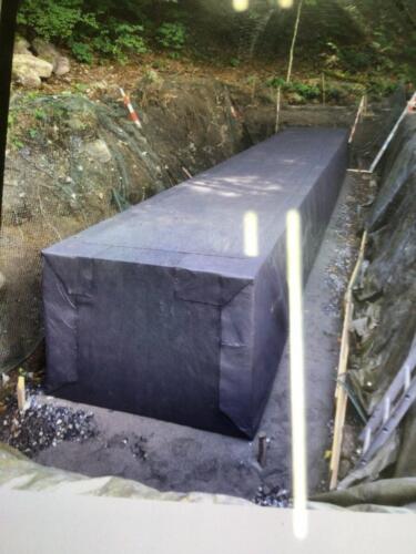 2025年 松本市安曇地区除雪基地内 積水化学工業プラスチック雨水貯留槽クロスウェーブ 1.43m＊４m＊９m＊2基